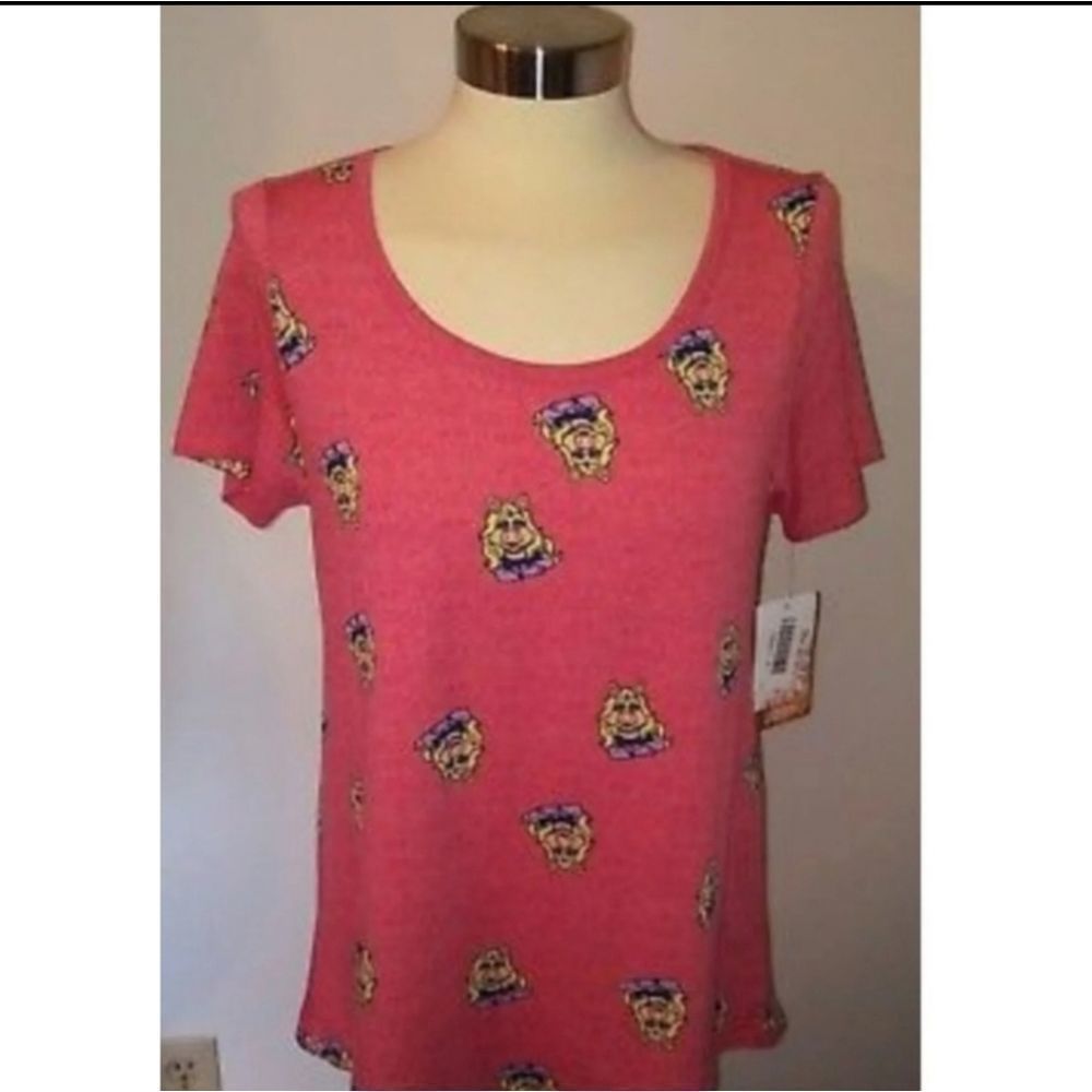 NWT LuLaRoe classic‎ tee S miss piggy